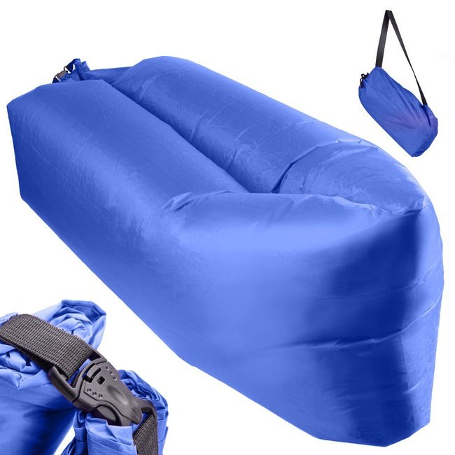 Samonapihljiva vreča Lazy Bag Blue 230 x 70cm