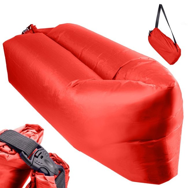 Samonapihljiva vreča Lazy Bag Red 230 x 70cm